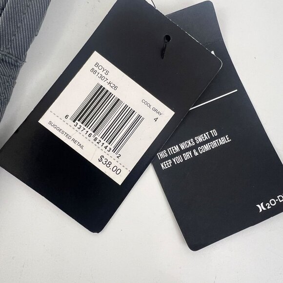 Hurley H20 Dri Boys Size 4 Walking  Shorts Cool Gray  Adjustable Waist - Picture 3 of 6